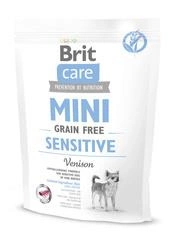 Brit Care Mini Grain Free Sensitive fără cereale cu carne de vânat 400g