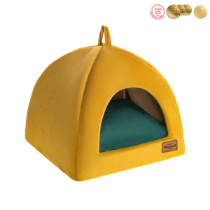 RECOBED Cabina pentru caini Velur miere S 40x40cm