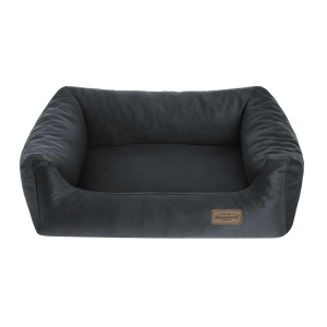 Canapea RECOBED Velour Plus, gri, L 100x80cm