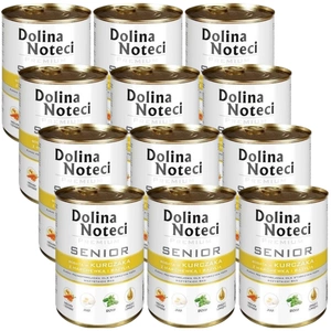 Dolina Noteci Premium Senior Pui cu morcovi și busuioc 12x400g