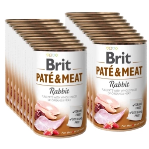 Brit Pate & Meat Cu iepure 18x400g