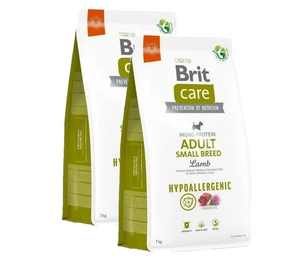 BRIT CARE Câine hipoalergenic adult rasă mică miel 2x3kg
