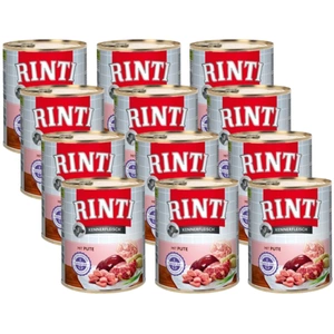 Rinti Kennerfleisch hrană umedă pentru câini – curcan 12x800g