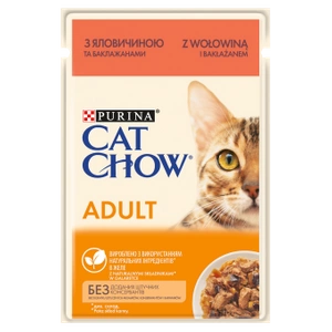 Purina Cat Chow Adult Beef With Aubergine 85g