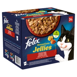 Felix Sensations Jellies Arome de câmpie în jeleu 24x85g