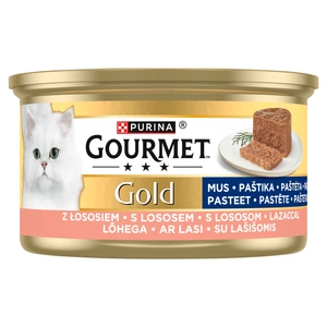 Purina Gourmet Gold mousse cu somon 85g