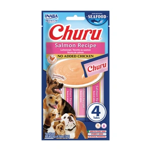 INABA Dog Churu (pe bază de pește) somon 4x14g (56g)
