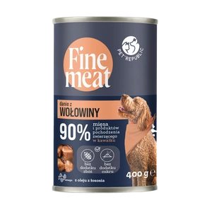 PetRepublic Fine Meat mâncare din carne de vită 400 g pentru câini