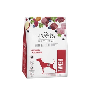 4Vets Natural Renal hrană uscată pentru câini cu insuficiență renală, 1 kg