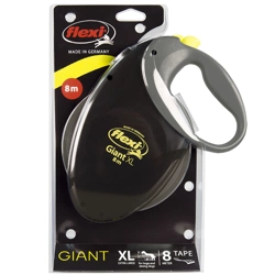 Flexi Lesa Giant XL Bandă 8m până la 75kg galben neon