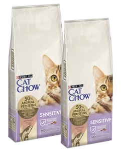 PURINA Cat Chow Sensitive Salmon Food 2x15kg