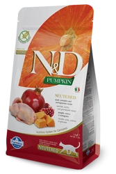 Farmina N&D Pumpkin Feline Neutered Recipe Quail Pumpkin&Pomegranate 1,5kg