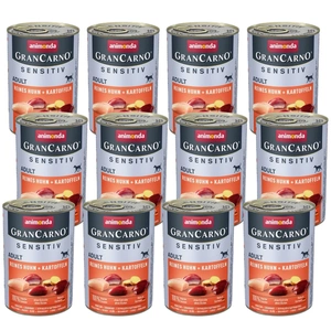 Animonda GranCarno Sensitive Adult Dog Pui și cartofi 12x400g