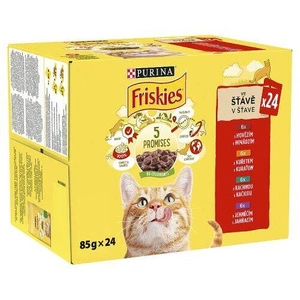 PURINA Friskies Cat meat in sauce MIX flavors 24x85g