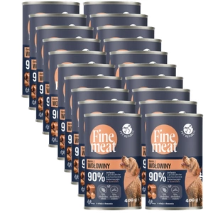 PetRepublic Fine Meat mâncare din carne de vită 20x400g pentru câini