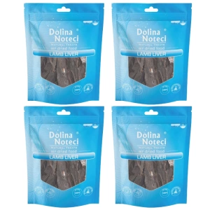 DOLINA NOTECI Natural Treats Lamb Liver miel ficat de miel ficat de miel pentru câini 4x150g
