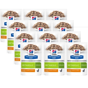 HILL'S PD Prescription Diet Feline Metabolic 12x85g pungă