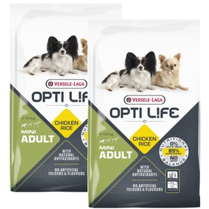Versele-Laga Opti Life Adult Mini Pui cu orez pentru rase mici 2x7,5 kg