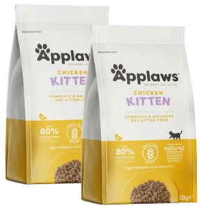 Applaws Kitten Chicken Hrană uscată pentru pisoi 2x7,5 kg