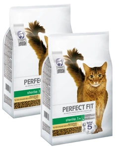 Perfect Fit™ - hrană uscată completă pentru pisici adulte după sterilizare, bogată în pui 2x7kg