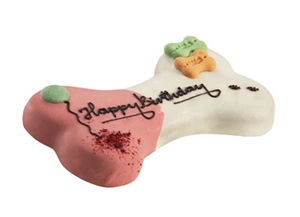 Lolo Pets Tort pentru câini „La mulți ani” Fructe de pădure 250 g