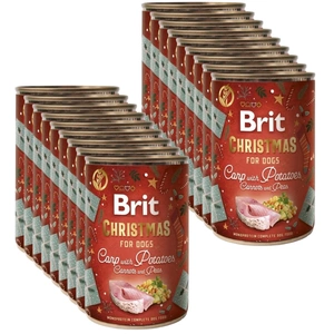 BRIT MONO PROTEIN Crap de Crăciun cu salată de cartofi 24x400g