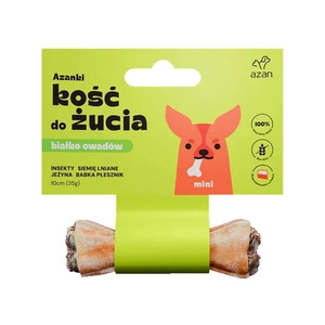 AZANKI Os de mestecat cu insecte și semințe pentru câini MINI 10 cm
