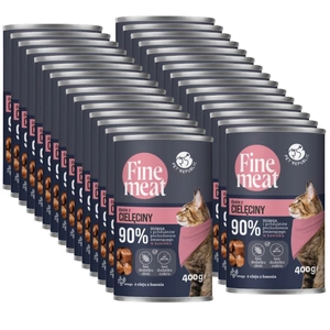 PetRepublic Fine Meat preparat de vitel 30x400g pentru pisici