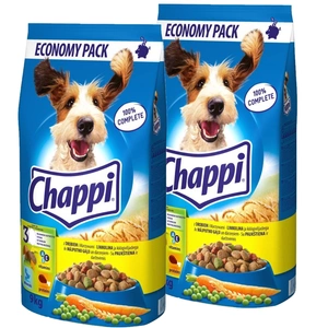 CHAPPI 2x9kg – hrană uscată pentru câini cu carne de pasăre și legume