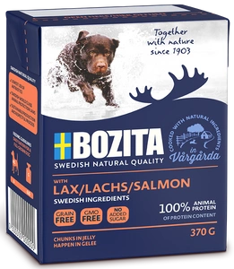 BOZITA Dog: Somon în jeleu 370g