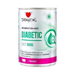 Disugual Hrană umedă pentru câini Veterinary DIABETIC Porc (adult) 400 g