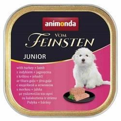 ANIMONDA Dog Vom Feinsten Junior aromă: curcan cu miel 150g