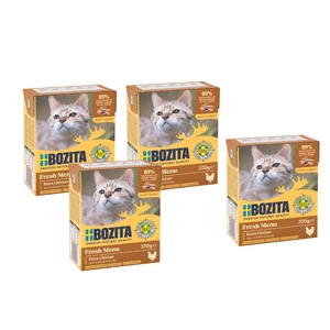 BOZITA Cat Pui tocat în jeleu 3x370g + 1 pachet GRATUIT !!!