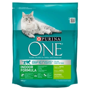 Purina One Cat Indoor hrană de curcan pentru pisici 800 g