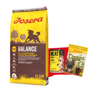 JOSERA Balance Senior/Light 12.5kg + Denties 180g & Meatlovers 400g GRATUIT!!!