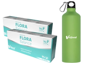 VETFOOD FLORA Balance 2x60tab+VETFOOD - Bidon GRATUIT!!!