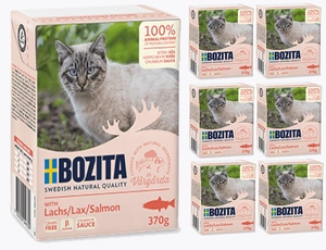 BOZITA Pisica Somon în sos 6x370g