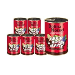 Noteć Valley Superfood Carne de vită cu inimi de gâscă 6x400g