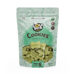 Lolo Pets Biscuiti pentru caini Mint Bones S 350g