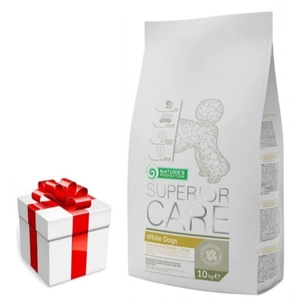 Nature’s Protection Superior Care Câini albi adulți de talie mică cu miel 10 kg + SURPRIZĂ PENTRU CÂINELE TĂU