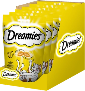 DREAMIES Gustări pentru pisici cu brânză 6x60g