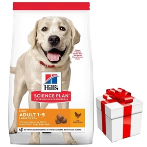 Hill's Science Plan Adult Light Rase Mari de Pui 14 kg + SURPRIZĂ PENTRU CÂINI