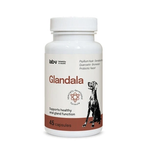 Lab-v Glandala - Sprijin pentru buna funcționare a glandelor perianale și a tractului digestiv pentru câini 45 capsule