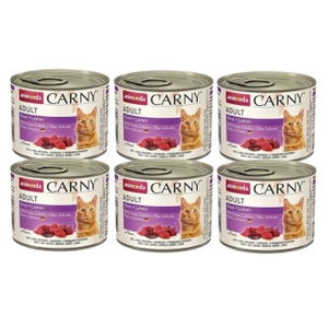 Animonda Cat Carny Adult Carne de vită și miel 6x200g