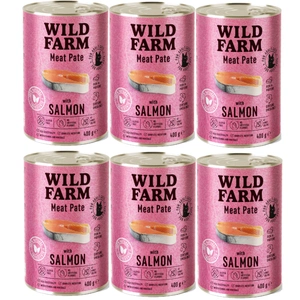 WILD FARM Pate cu somon 6x400g