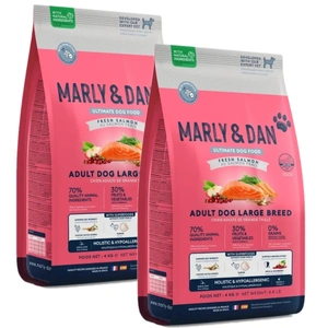Marly & Dan Adult Dog Large Breed Fresh Salmon Holistic & Hypoallergenic 2x4kg