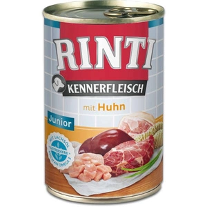 Rinti Kennerfleisch Junior Huhn mancare umeda pentru caini - pui 400g