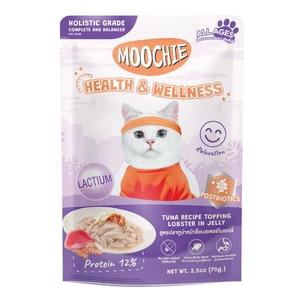 MOOCHIE Rețetă sănătoasă și wellness cu ton și homar în jeleu (Pace și bunăstare) 70 g