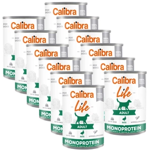 CALIBRA Dog Life Adult Rață cu orez 12x400g