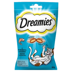 DREAMIES Gustări pentru pisici cu somon 60 g